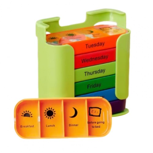 7 Days Weekly Pill Organizer – ওষুধ খাওয়ার সময় আর ভুলে নয়