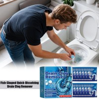 কঠিন ময়লা দূর করে ১২ প্যাকেট  Drain Tablets Effervescent Quick-dissolving