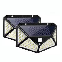 LED Solar Motion Sensor Light 3 Mode Human Sensor Solar Wall Lamp IP65 Waterproof Outdoor Garden Light