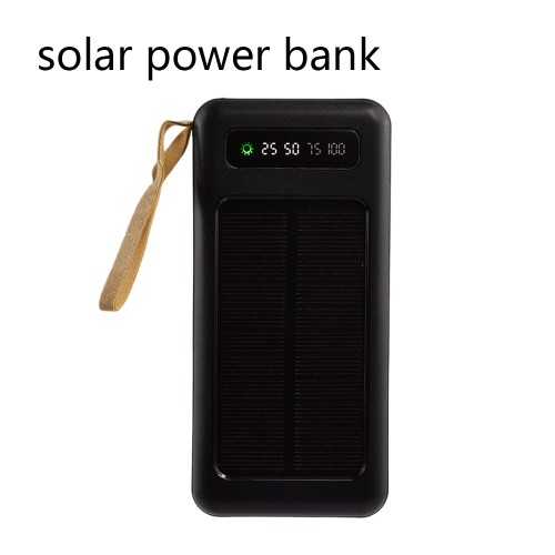 Powerbank LED Solar Power Bank 20000mAh Powerbanks With Solar Panel