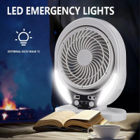 Rechargeable Smart Fan  টি শুধু বাতাস দেয় না, লোডশেডিংয়ে LED লাইট জ্বালায়, আর আপনার ফোনও চার্জ রাখে