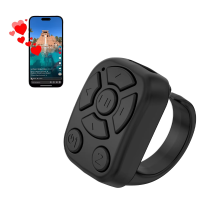 Remote Scrolling Ring for TikTok for iPhone Android IPad, Remote Control for TikTok, Wireless Camera Photo and Video Clicker